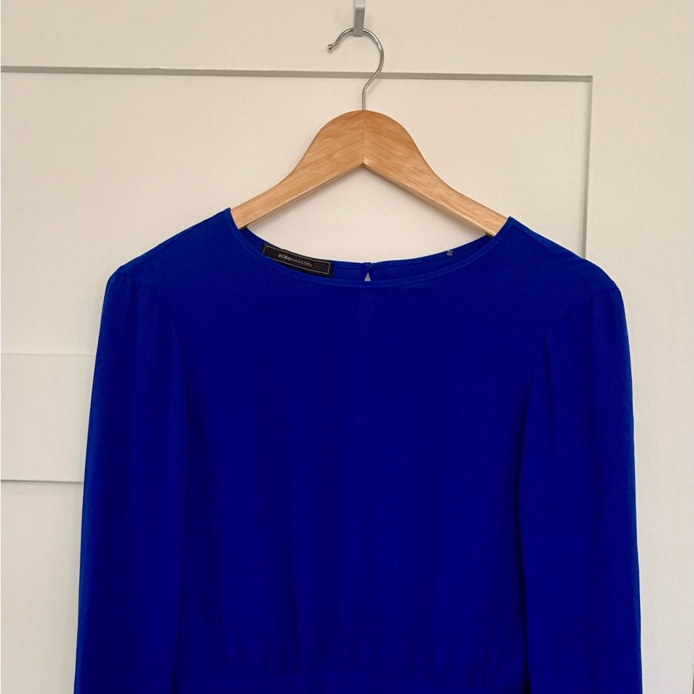BCBGMaxAzria Royal Blue Blouse